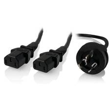 ALOGIC 1.5m Mains Plug Cable, Black
