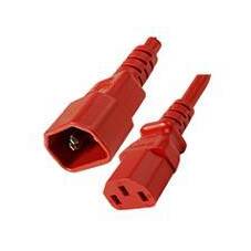 ALOGIC 3m IEC C13 Cable, Red