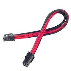 SilverStone 30cm 6Pin PCIE Power Extension Cable Black/Red
