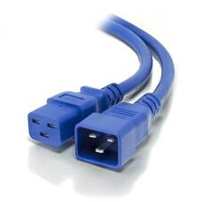ALOGIC 1m IEC C19 to IEC C20 Power Extension Cable, Blue
