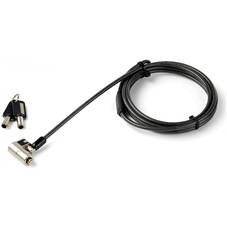 StarTech 3-in-1 2m Universal Laptop Cable Lock Keyed