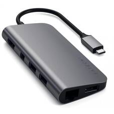 Satechi USB-C Multimedia Adapter, Space Gray