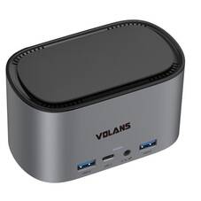 VOLANS VL-UCTDMD Aluminium 12-in-1 USB-C Docking Station with M.2
