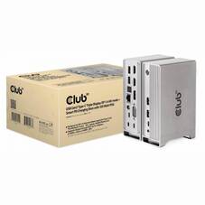 Club 3D USB-C Gen2 Triple Display Docking Station with 100W PD