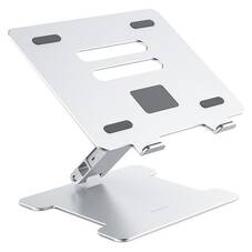 Orico LST-4A-SV Height and Angle Adjustable Laptop Stand with USB Hub
