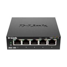 D-Link DGS-105 5 Port Gigabit Switch