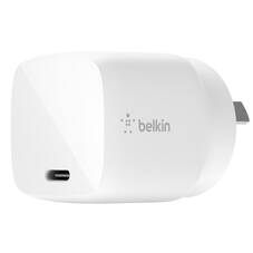 Belkin Boost Charge USB-C GaN Wall Charger 30W, White