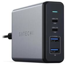 Satechi 108W Pro USB-C PD Desktop Charger, Space Gray