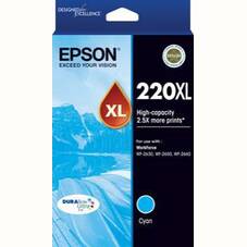 Epson 220XL High Capacity Ink Cartridge, Cyan