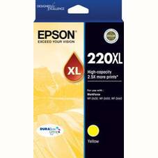 Epson 220XL High Capacity Ink Cartridge, Yellow