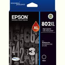 Epson 802XL Ink Cartridge, Black