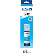 Epson T502 EcoTank Ink Bottle, Cyan