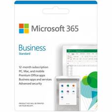 Microsoft 365 Business Standard 1 Year Subscription, Retail