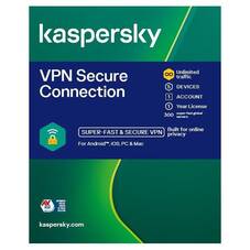 Kaspersky KL1987EOEFS VPN Secure Connection 5 Device 1 Year Key Card