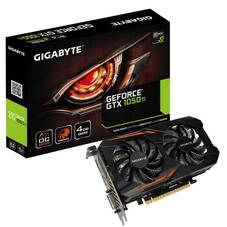 Gigabyte GeForce GTX 1050 Ti OC 4G, 4GB