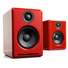 Audioengine A2+ 2.0 Active Desktop Speakers System - Red