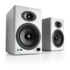 Audioengine A5+ Wireless 2.0 Active Bluetooth Speakers - White