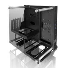 Thermaltake Core P1 TG Black Mini ITX Wall-Mount Case, No PSU