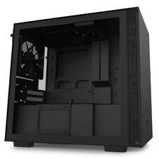NZXT H210 Matte Black Mini ITX ATX Case, T/G Side Window, No PSU