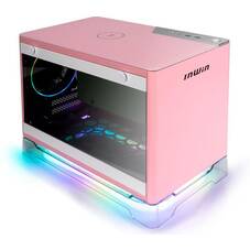 In Win A1 Plus Pink Mini-ITX Case, T/G Window, 650W Gold PS