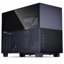 Lian Li Q58X3 Black Mini ITX Case, TG Panel with Split Mesh, No PSU