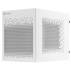 SilverStone SUGO 16 White Mini ITX Cube Case, Perforated Panels