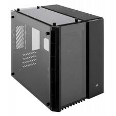 Corsair Crystal 280X Black Micro ATX Case, 3x T/G Window, No PSU