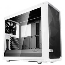 Fractal Design Meshify S2 White E-ATX Case, T/G Window, No PSU