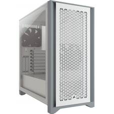 Corsair AIRFLOW 4000D White Mid Tower ATX Case, Tempered Glass Window