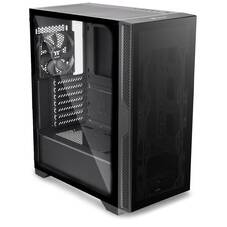 Thermaltake Versa T25 ATX Case, Tempered Glass Front and Side, No PSU