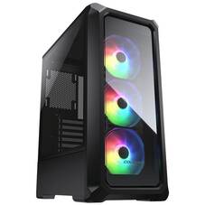 Cougar Archon 2 RGB Black ATX Case, Tempered Glass Side and Front