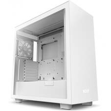 NZXT H7 Mid Tower ATX Case, White