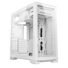 Antec P120 Crystal White E-ATX Case, Front and Side TG Panel, No PSU