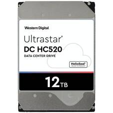 WD Ultrastar DC HC520 12TB 3.5 SATA HDD, 0F30146 HUH721212ALE604