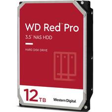 Western Digital WD Red Pro 12TB 3.5 SATA NAS HDD, WD121KFBX