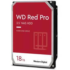 Western Digital WD Red Pro 18TB 3.5 SATA NAS HDD, WD181KFGX