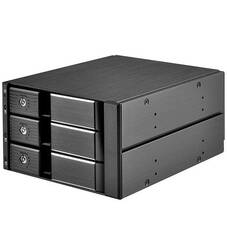 SilverStone FS303B Dual 5.25 to Triple 3.5 Drive Bay HDD Chassis