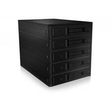 ICY BOX 5 Bay Trayless Hot Swap 3.5 SATA HDD Mobile Rack Backplane
