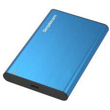 Simplecom SE221 USB-C Aluminium 2.5 SATA HDD/SSD Enclosure - Blue