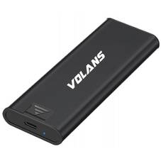 Volans VL-U3M2S-V M.2 SATA SSD USB-C Enclosure, USB-C/A Cable