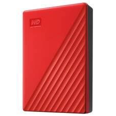 Western Digital WD My Passport 4TB USB 3.0 Portable HDD - Red