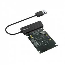 Simplecom SA225 USB 3.0 to mSATA + M.2 SSD (B Key) 2 In 1 Adapter