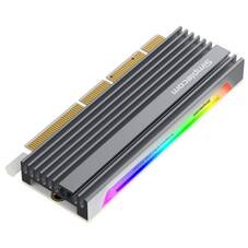 Simplecom EC415 NVMe M.2 SSD to PCIe Expansion Card with Heat Sink RGB
