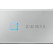 Samsung 1TB T7 Touch USB-C External Portable SSD - Silver, USB 3.2 G2