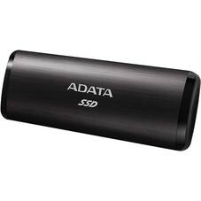ADATA SE760 512GB USB-C Portable External SSD, Black