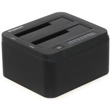 Simplecom SD322 USB 3.0 Dual Bay SATA HDD Docking Station (Black)
