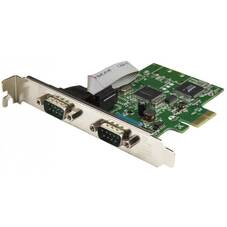 StarTech PEX2S1050 2 Port RS232 Serial Ports PCI-E Expansion Card