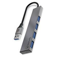 Bonelk 4 Port USB 3.0 Slim Hub, Space Gray