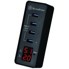 SilverStone EP03 USB 3.1 4 Port Hub and Charging Station