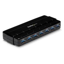 StarTech 7-Port USB 3.0 Hub with Power Adapter Included